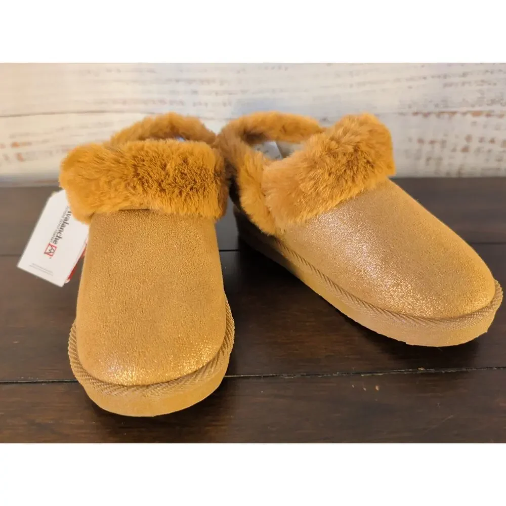 Avalanche Kids Cozy Chestnut Boots NWT Size 10 Faux Fur